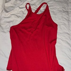 Alo yoga alosoft tank classic red